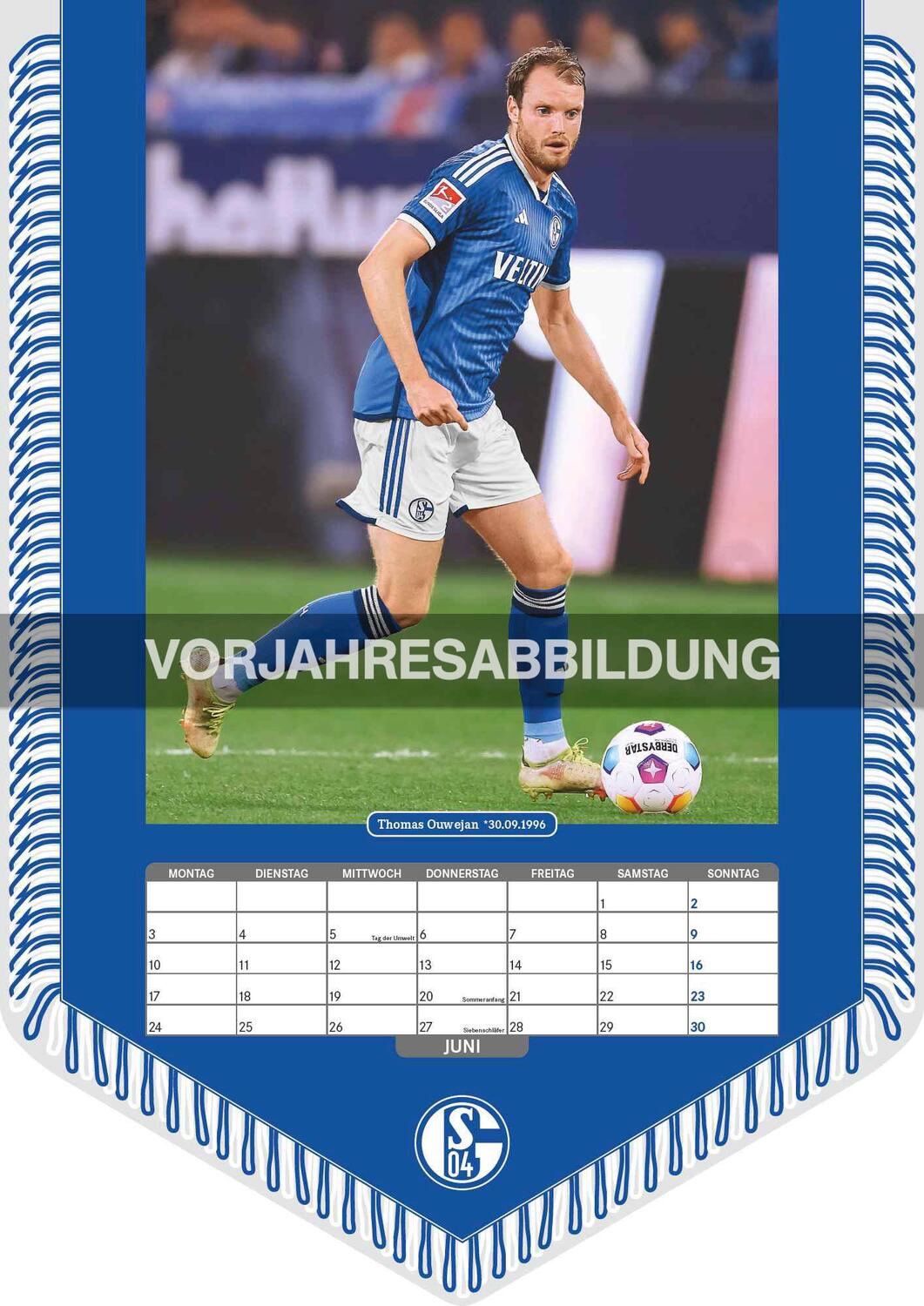 Bild: 4002725994462 | FC Schalke 04 2025 - Bannerkalender - Fan-Kalender -...