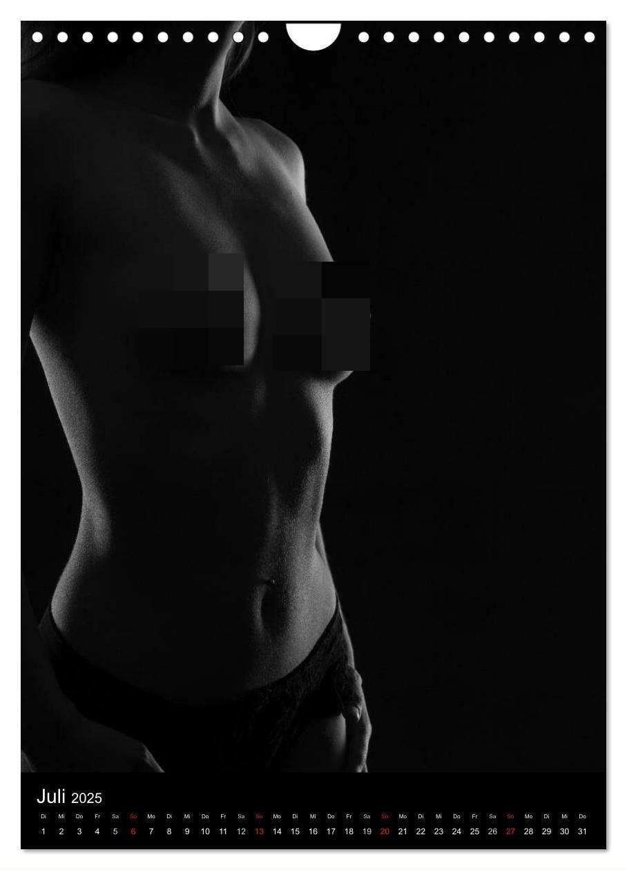 Bild: 9783457081389 | Erotische Silhouetten / CH-Version (Wandkalender 2025 DIN A4 hoch),...