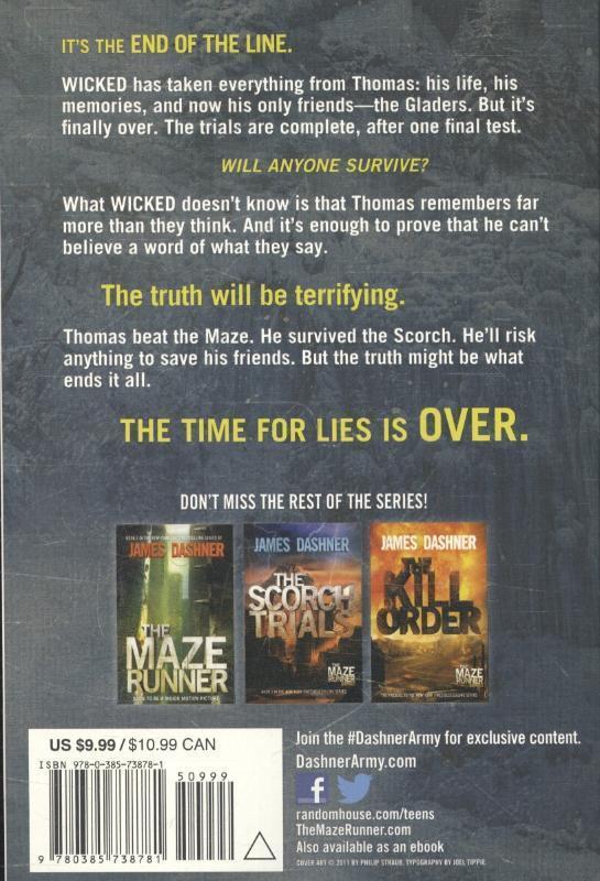 Rückseite: 9780385738781 | The Maze Runner 3. The Death Cure | James Dashner | Taschenbuch | 2013