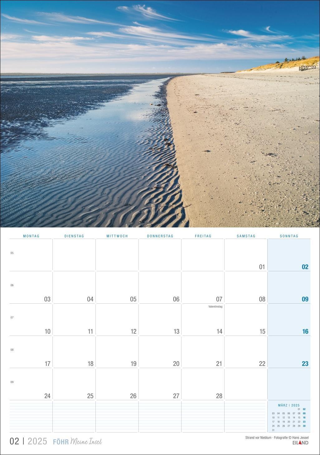 Bild: 9783964023452 | Föhr ...meine Insel Kalender 2025 | Eiland | Kalender | 13 S. | 2025