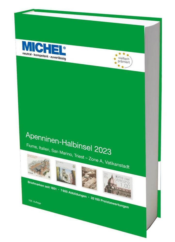 Cover: 9783954024551 | Apenninen-Halbinsel 2023 | Europa Teil 5 | MICHEL-Redaktion | Buch