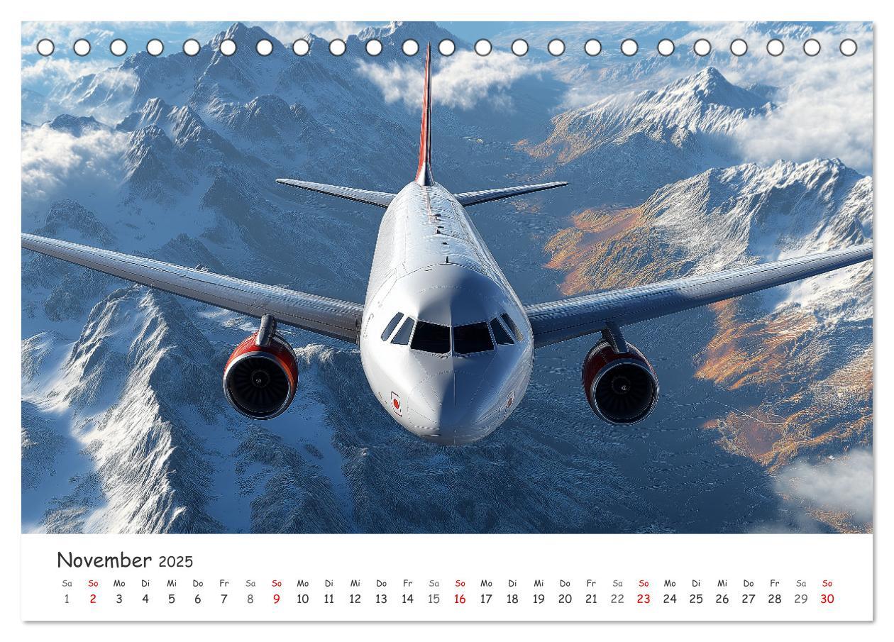 Bild: 9783457214077 | Flugzeugkalender - Die schönsten Passagiermaschinen (Tischkalender...