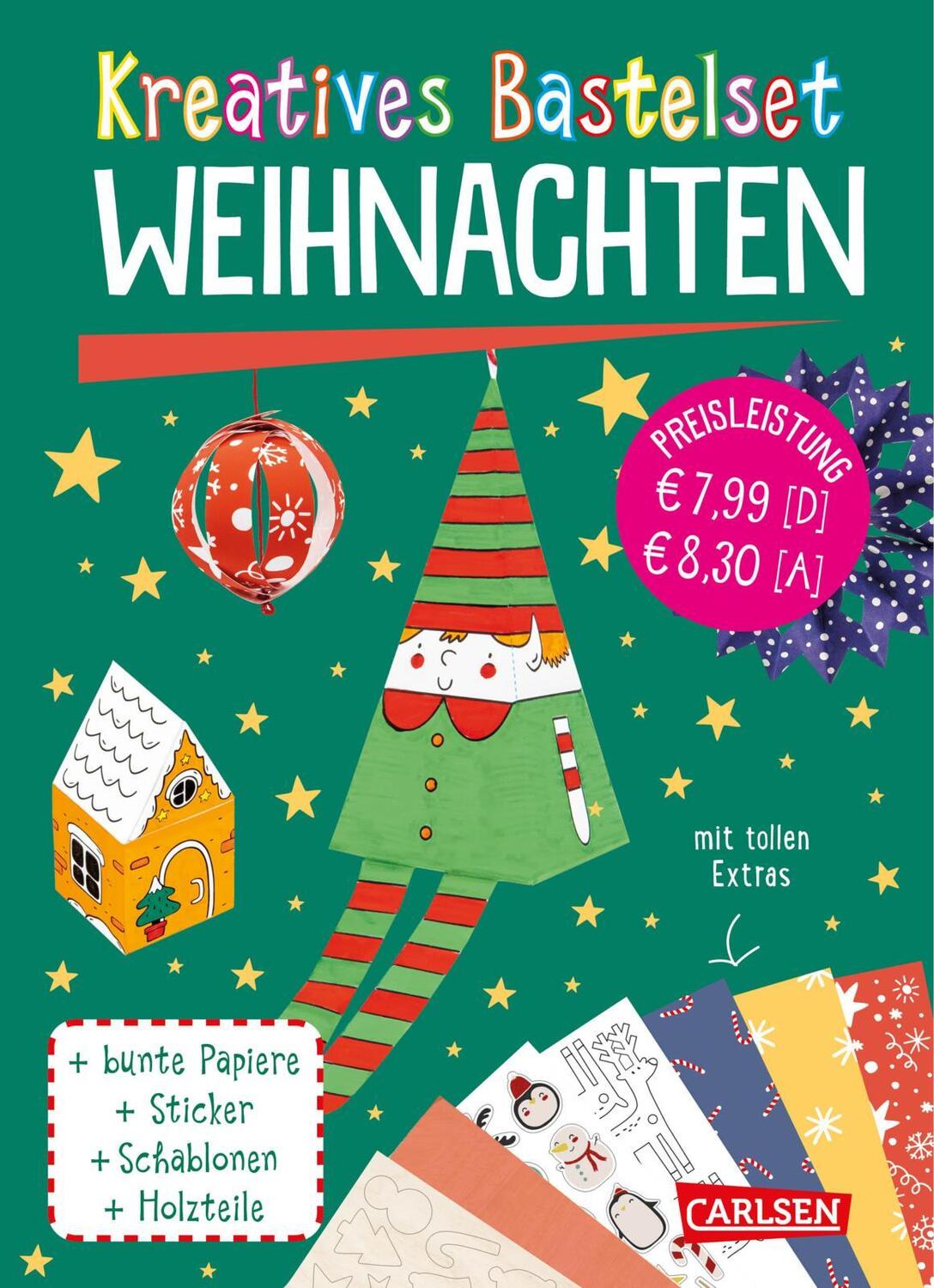 Cover: 9783551190284 | Bastelset für Kinder: Kreatives Bastelset: Weihnachten | Eve Robertson