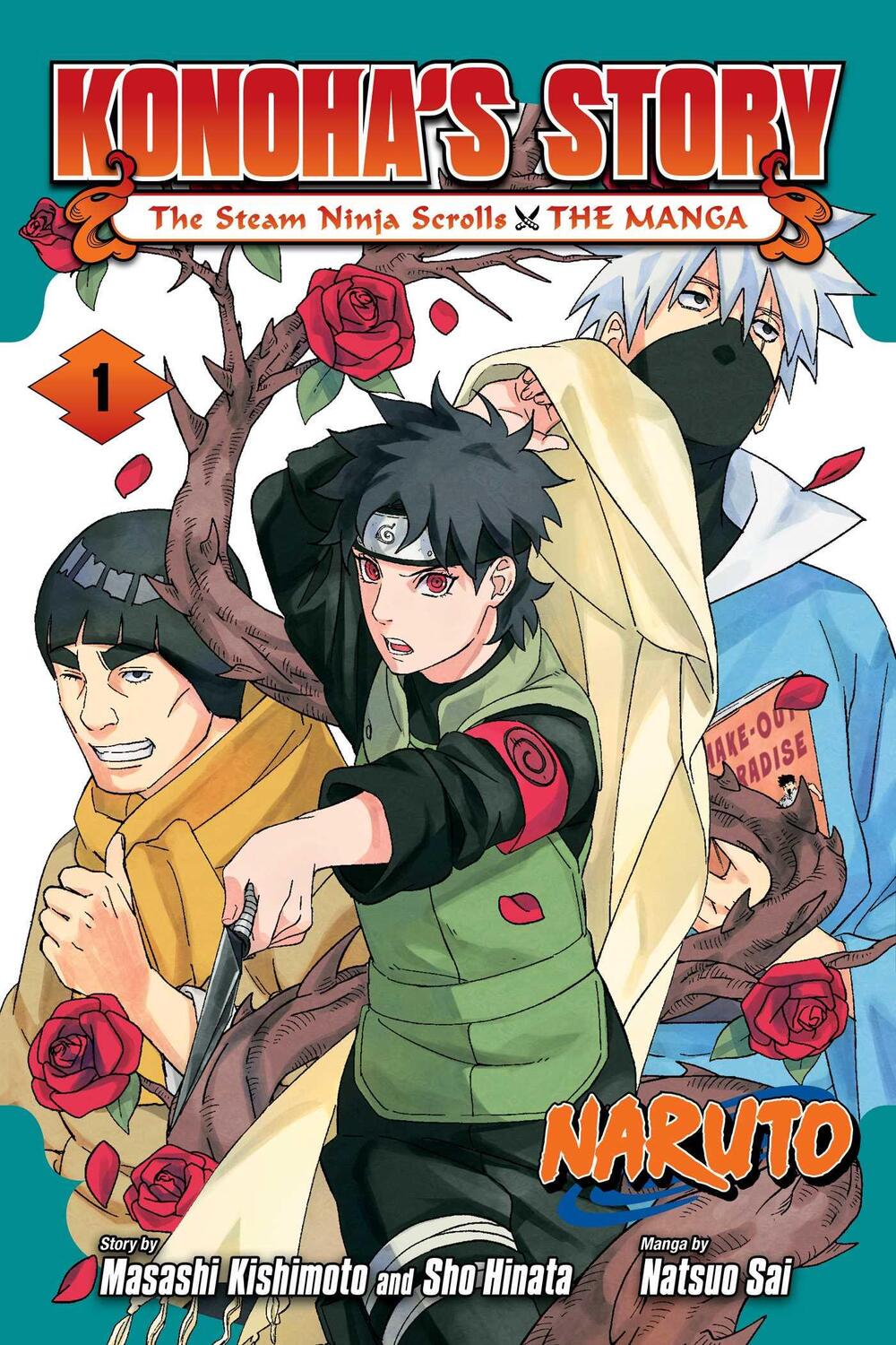 Cover: 9781974740857 | Naruto: Konoha's Story--The Steam Ninja Scrolls: The Manga, Vol. 1