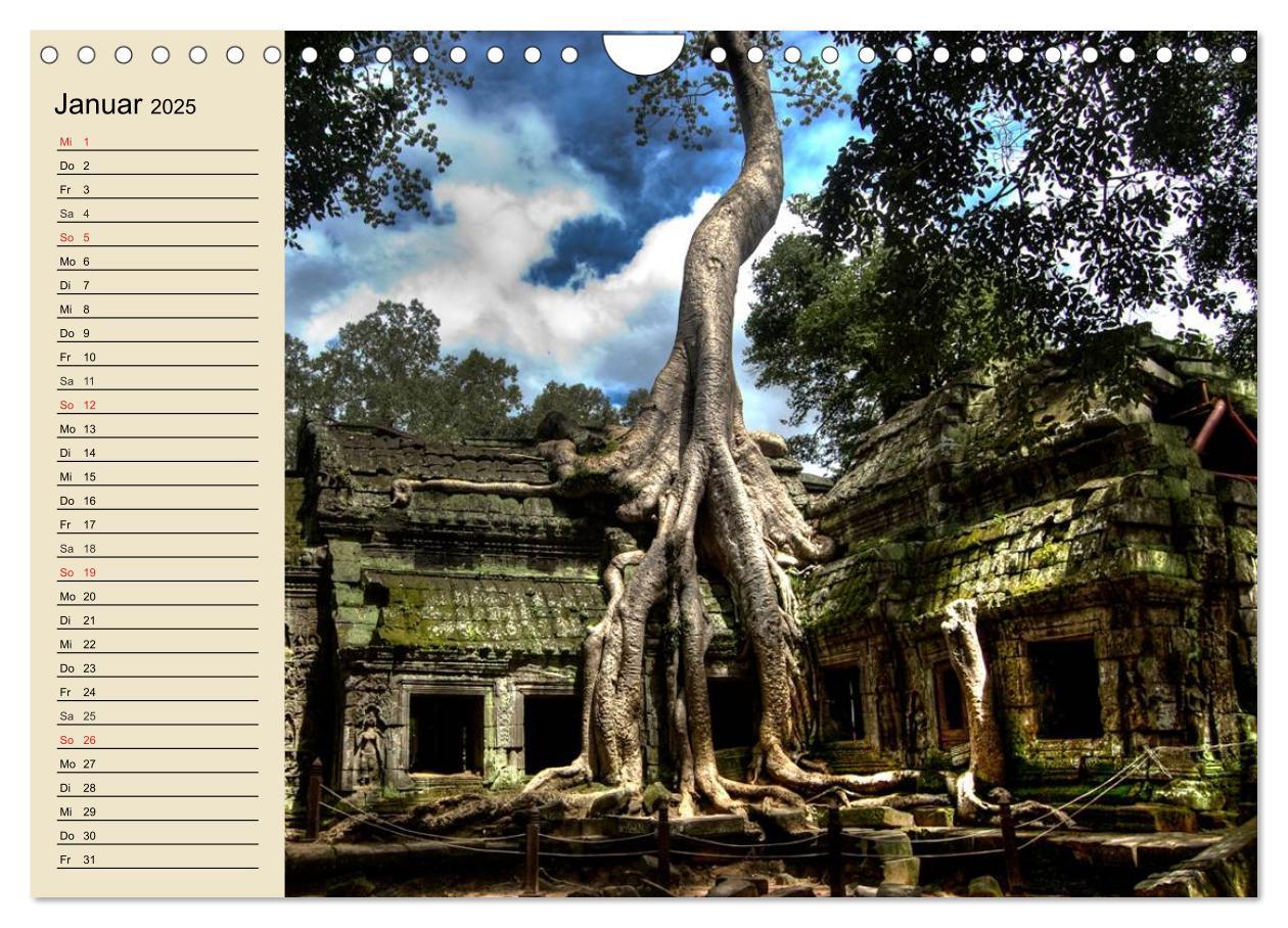 Bild: 9783435523337 | Kambodscha. Angkor Wat (Wandkalender 2025 DIN A4 quer), CALVENDO...