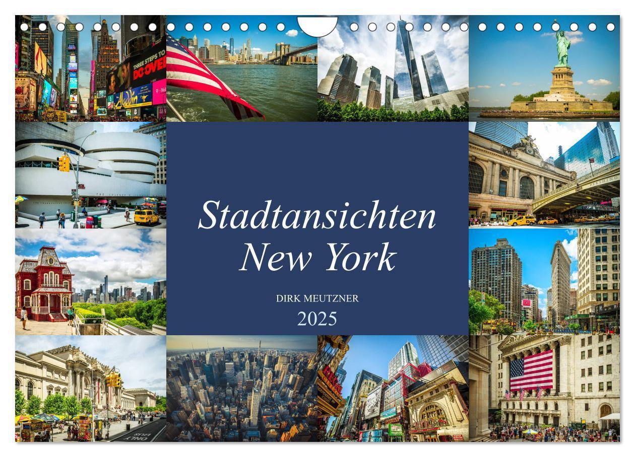 Cover: 9783435447602 | Stadtansichten New York (Wandkalender 2025 DIN A4 quer), CALVENDO...