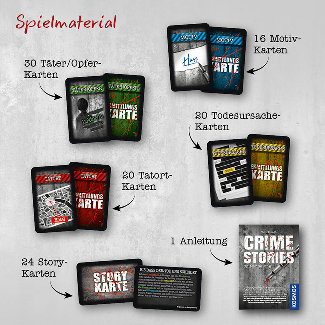 Bild: 4002051695224 | Veit Etzold - Crime Stories (Spiel) | Spiel | Brettspiel | 695224