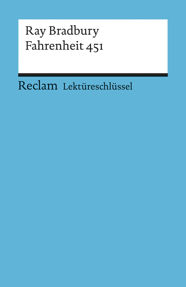 Cover: 9783150153864 | Lektüreschlüssel Ray Bradbury 'Fahrenheit 451' | Heinz Arnold | Buch