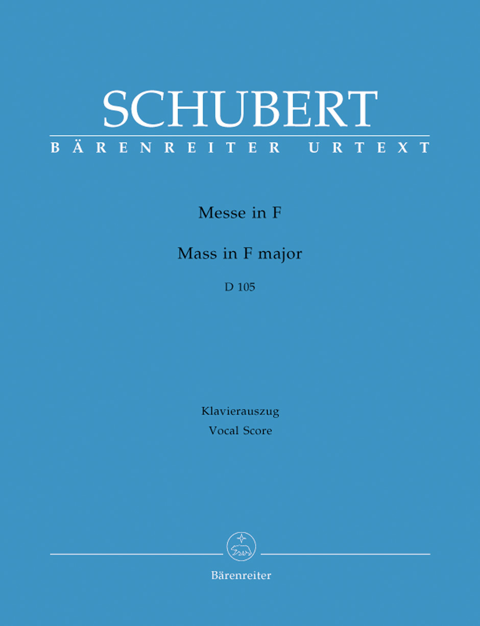 Cover: 9790006472383 | Missa F Major D 105 | Franz Schubert | Buch | Bärenreiter Verlag