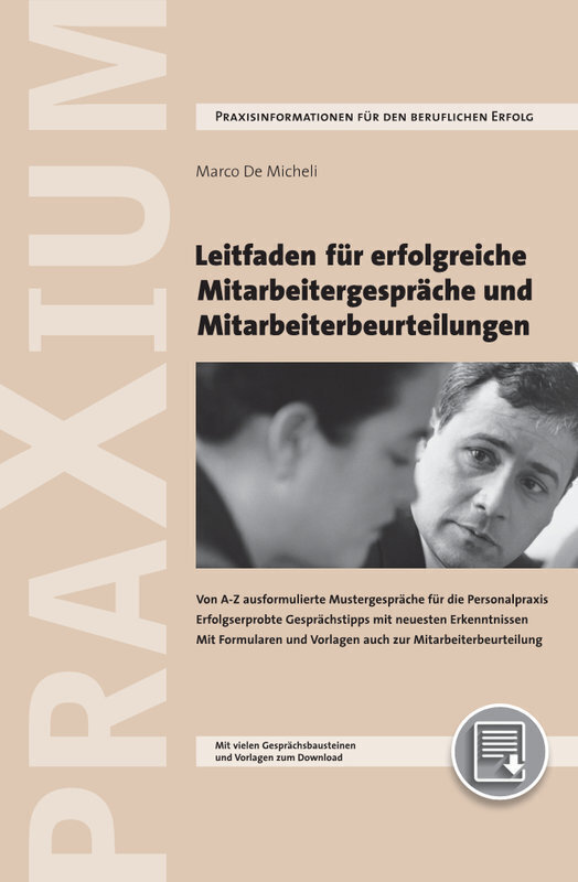 Cover: 9783952271254 | Leitfaden für erfolgreiche Mitarbeitergespräche und...