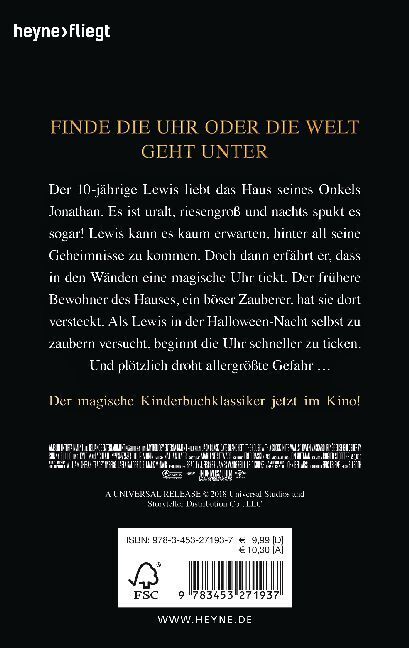 Bild: 9783453271937 | Das Haus der geheimnisvollen Uhren | Roman. Das Buch zum Film | Buch