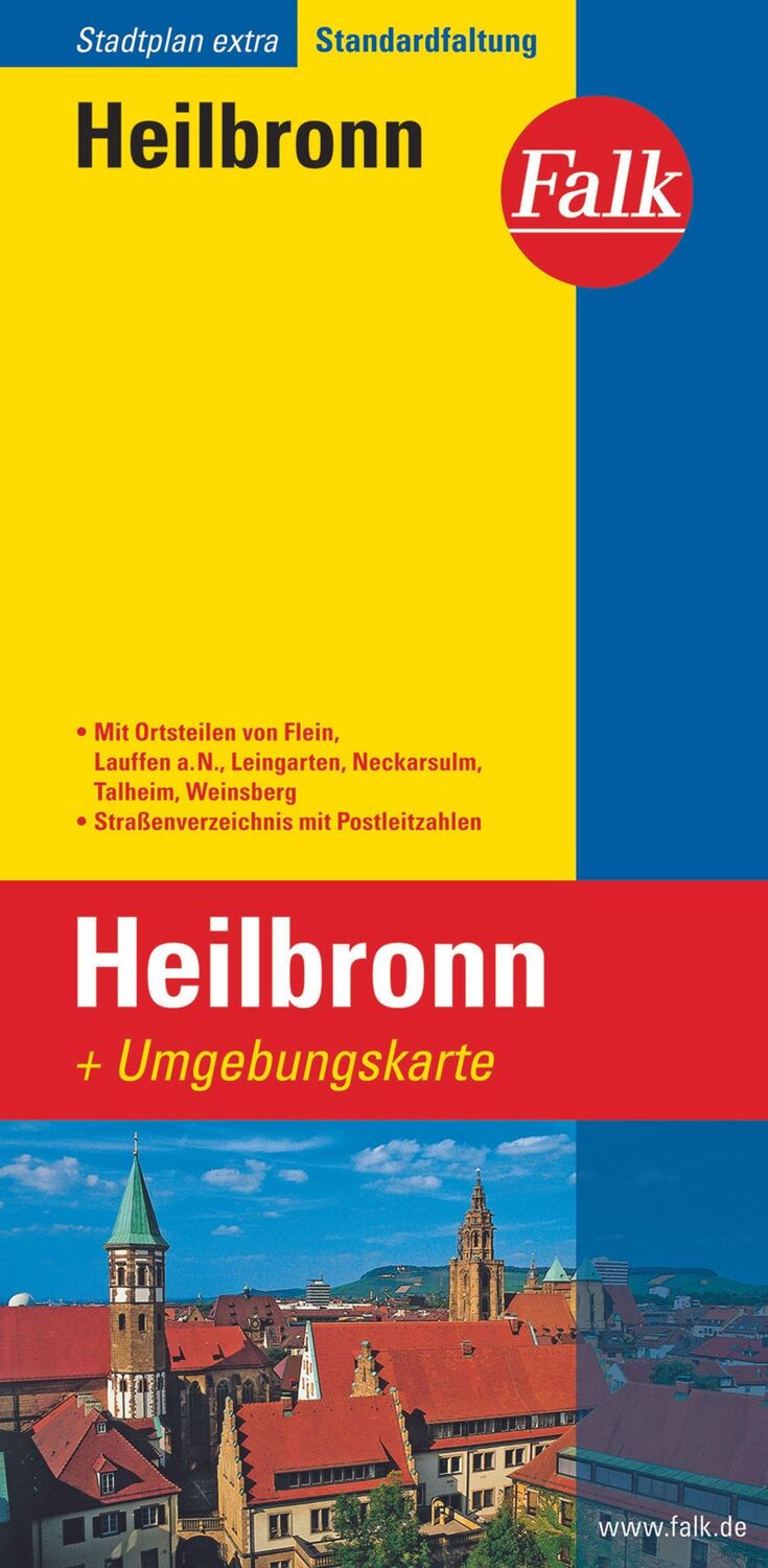 Cover: 9783827923691 | Falk Stadtplan Extra Heilbronn 1:20 000 | (Land-)Karte | 1 S. | 2016