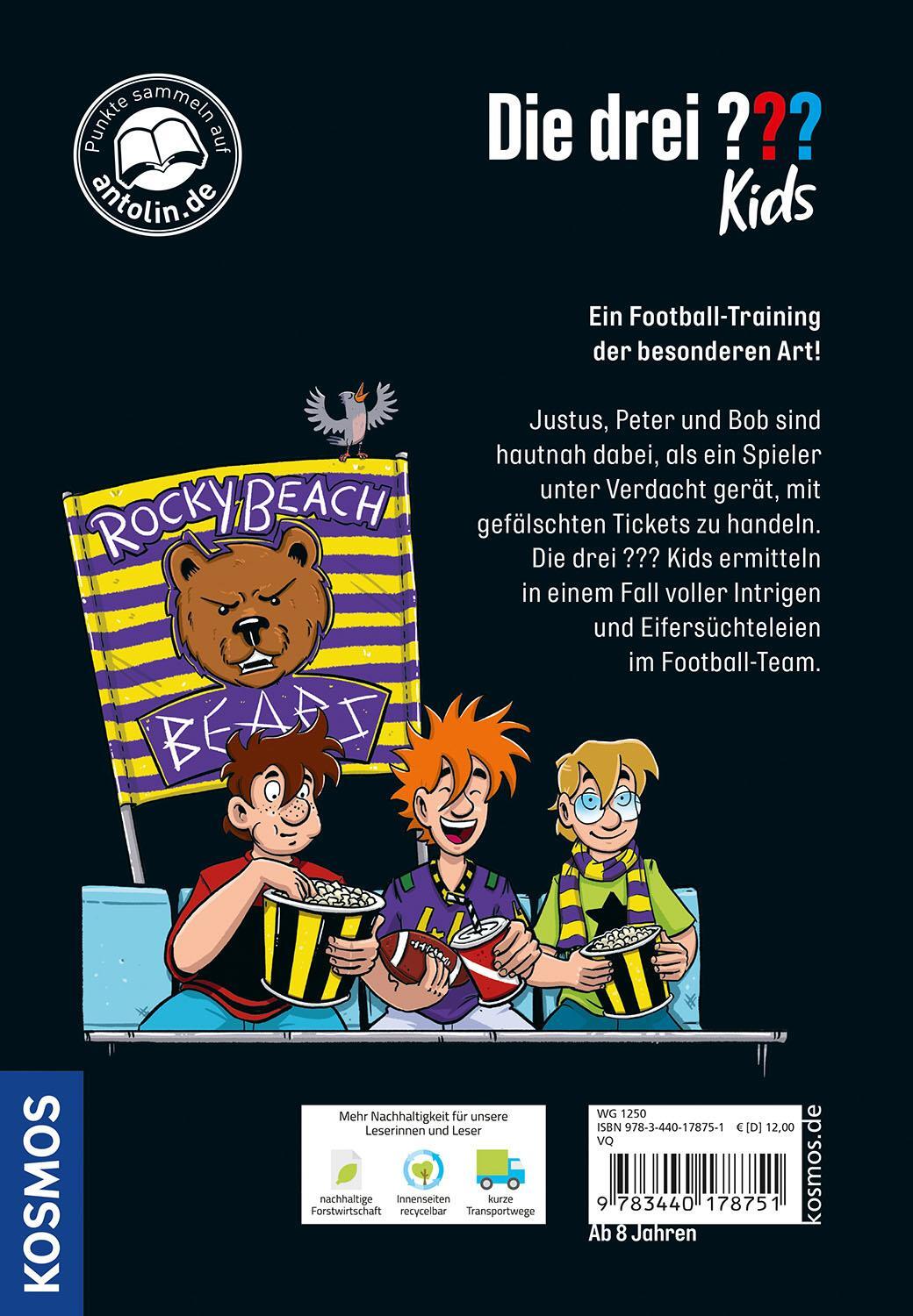 Bild: 9783440178751 | Die drei ??? Kids, 99, Football-Falle | Boris Pfeiffer | Buch | 128 S.