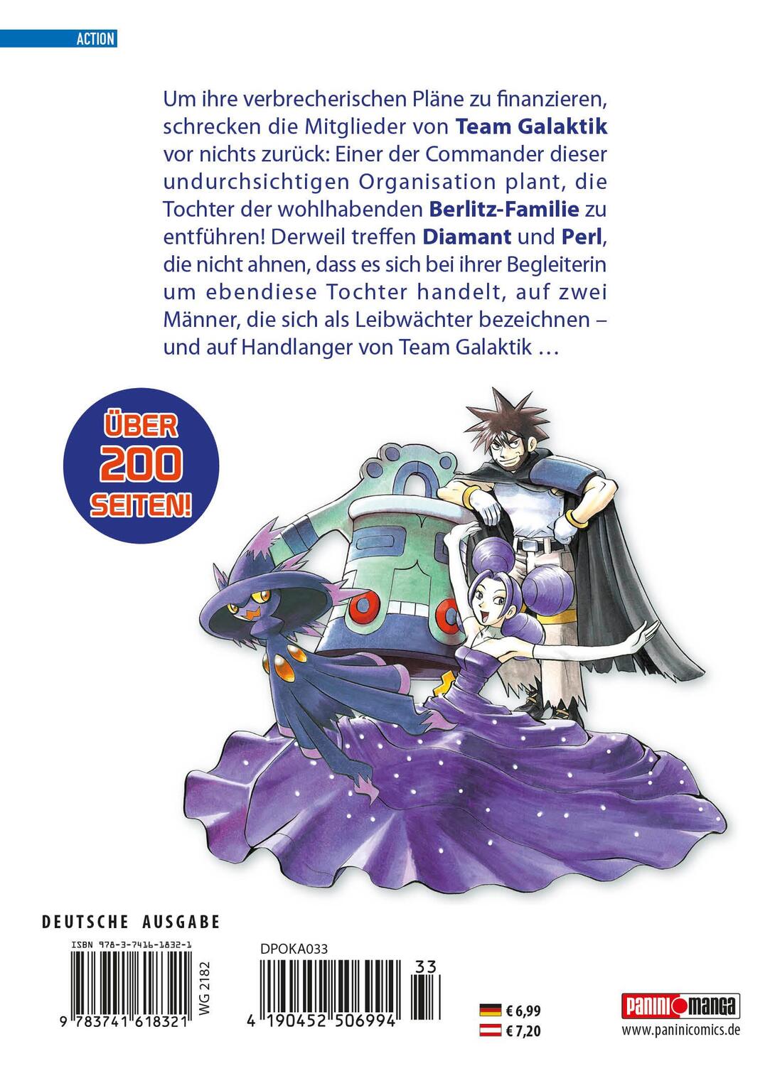 Rückseite: 9783741618321 | Pokémon - Die ersten Abenteuer | Bd. 33: Diamant und Perl | Buch