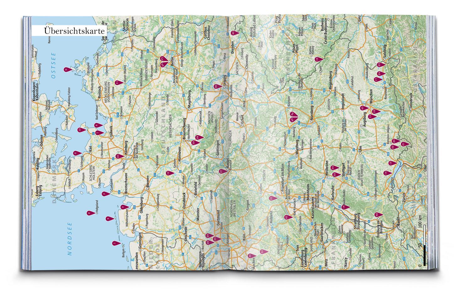 Bild: 9783991219675 | KOMPASS Sunsets Deutschland, 45 Touren und Plätze | Taschenbuch | 2023