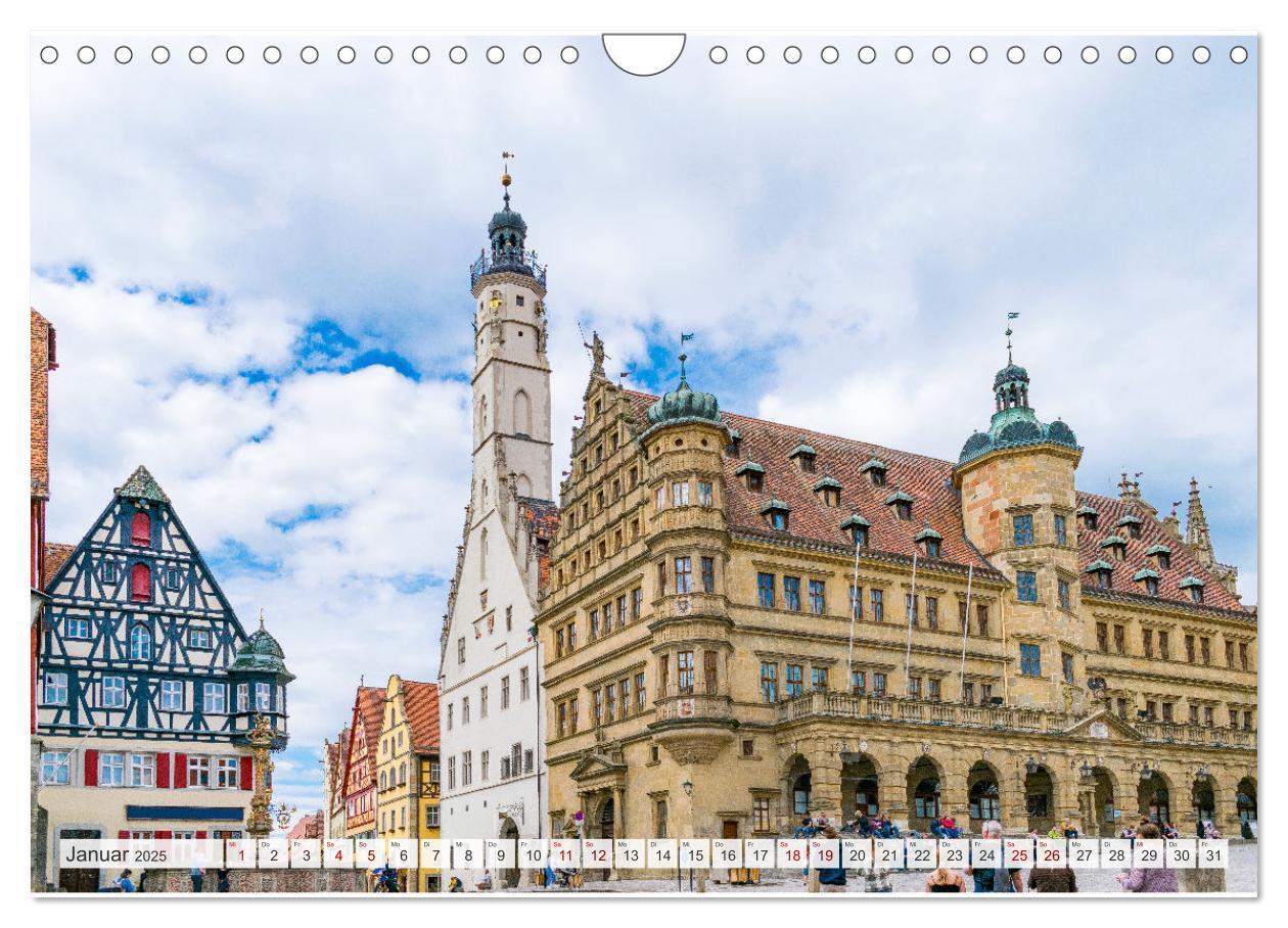 Bild: 9783383988332 | Ein Spaziergang durch Rothenburg ob der Tauber (Wandkalender 2025...