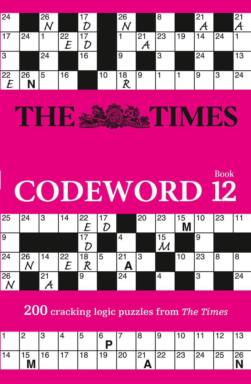 Cover: 9780008404314 | The Times Codeword: Book 12 | 200 Cracking Logic Puzzles Volume 12