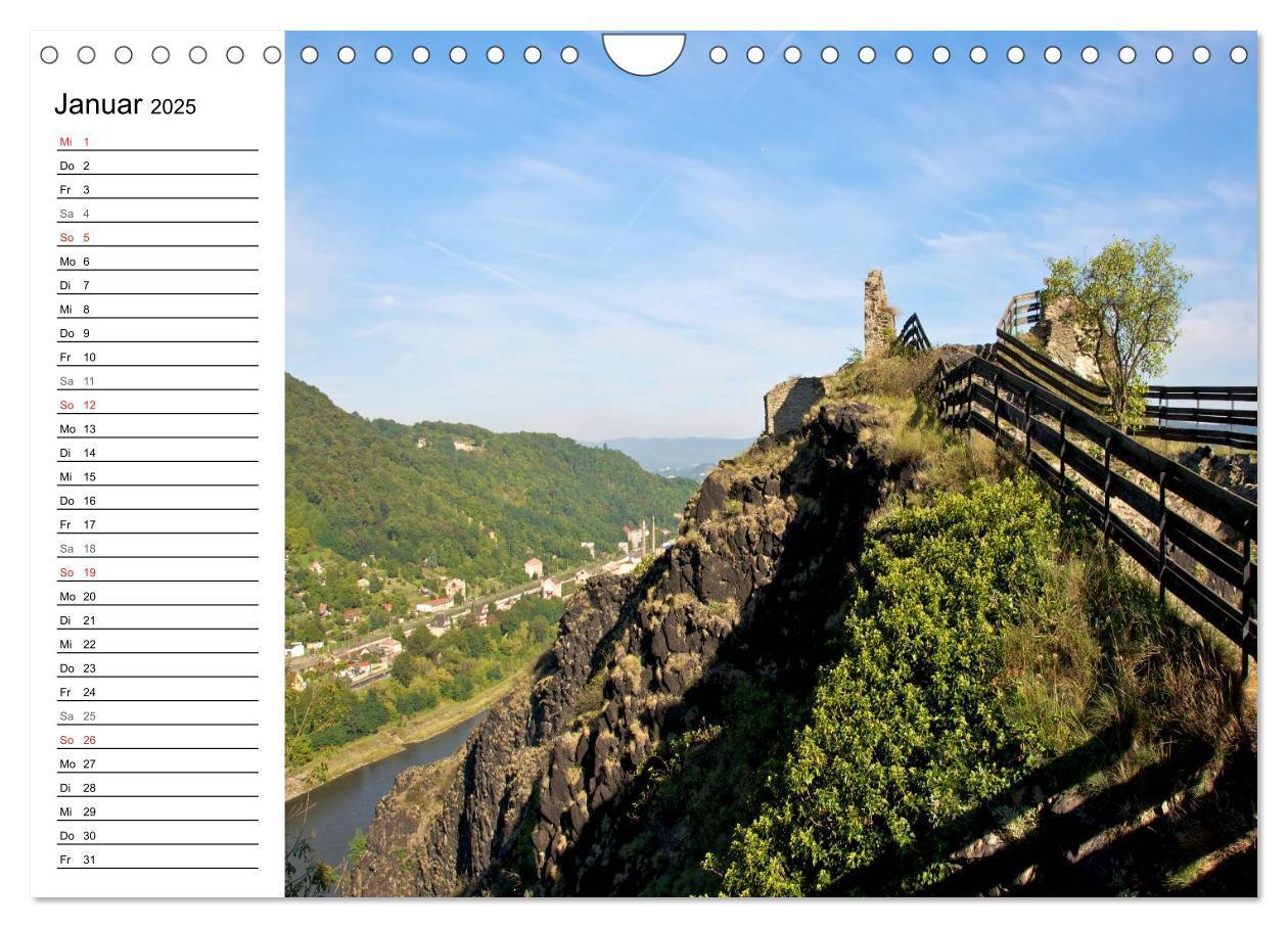 Bild: 9783435517633 | Tschechien - Die Burg Strekov (Wandkalender 2025 DIN A4 quer),...