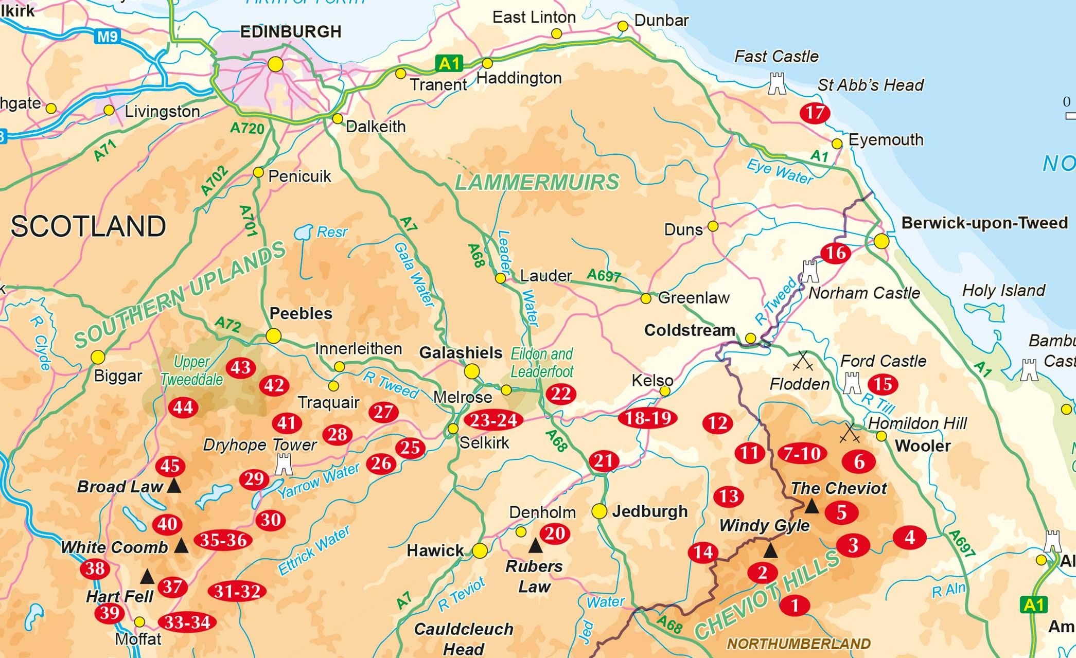 Bild: 9781786310118 | Walking in the Scottish Borders | Ronald Turnbull | Taschenbuch | 2022