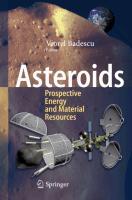 Cover: 9783642392436 | Asteroids | Prospective Energy and Material Resources | Viorel Badescu