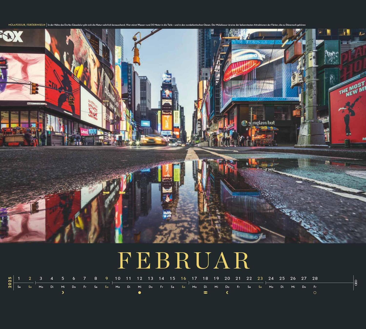 Bild: 4002725988805 | GEO New York 2025 - Wand-Kalender - Reise-Kalender -...