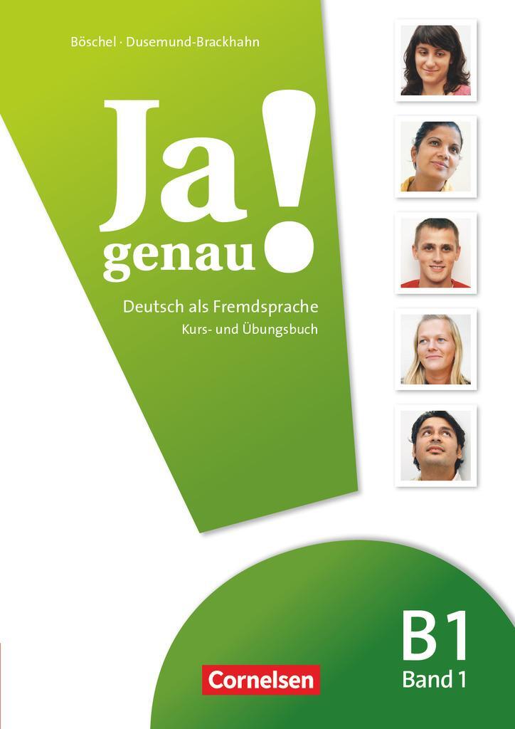 Cover: 9783060241613 | Ja genau! 1. Kurs- und Übungsbuch | Europäischer Referenzrahmen: B1