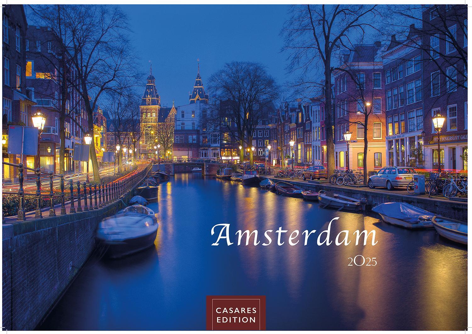 Cover: 9781835241554 | Amsterdam 2025 S 24x35cm | Kalender | 14 S. | Deutsch | 2025