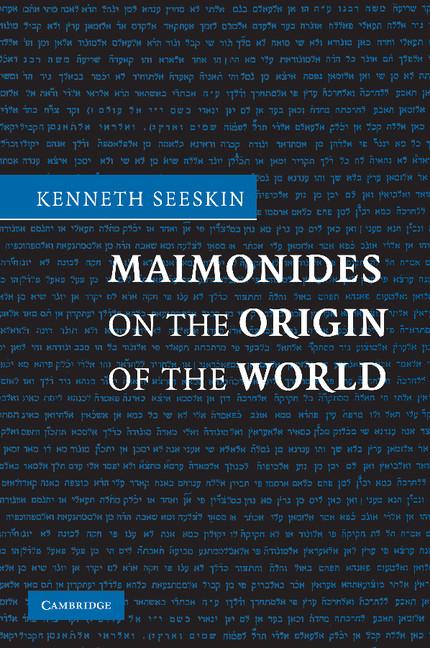 Cover: 9780521697521 | Maimonides on the Origin of the World | Kenneth Seeskin | Taschenbuch