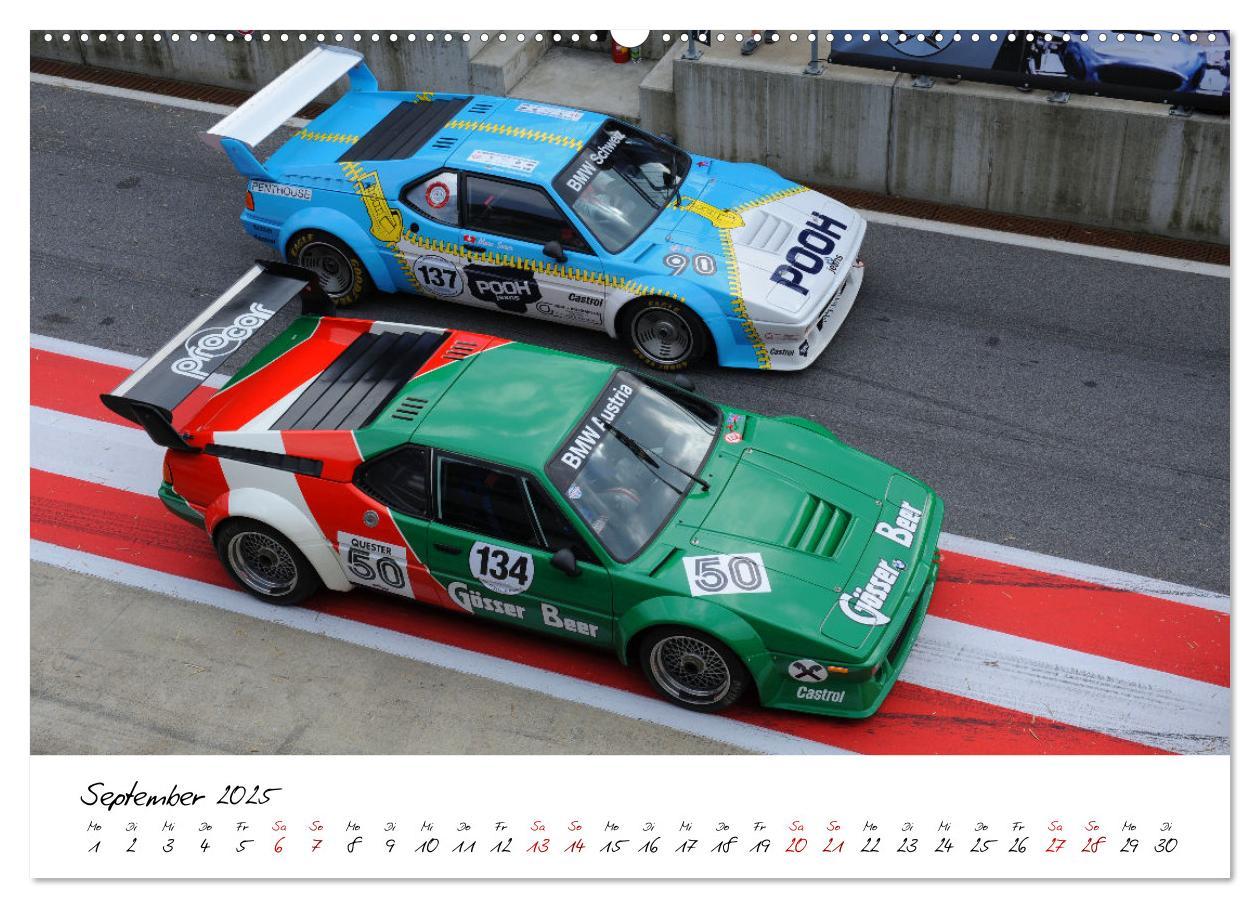 Bild: 9783435011148 | BMW M1 Procar (Wandkalender 2025 DIN A2 quer), CALVENDO Monatskalender