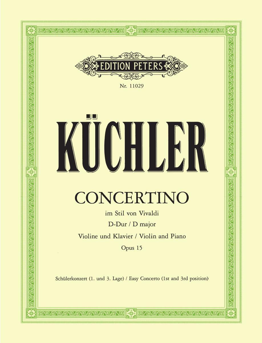 Cover: 9790014109110 | Concertino D-Dur op. 15 | Ferdinand Küchler | Broschüre | 10 S. | 2008