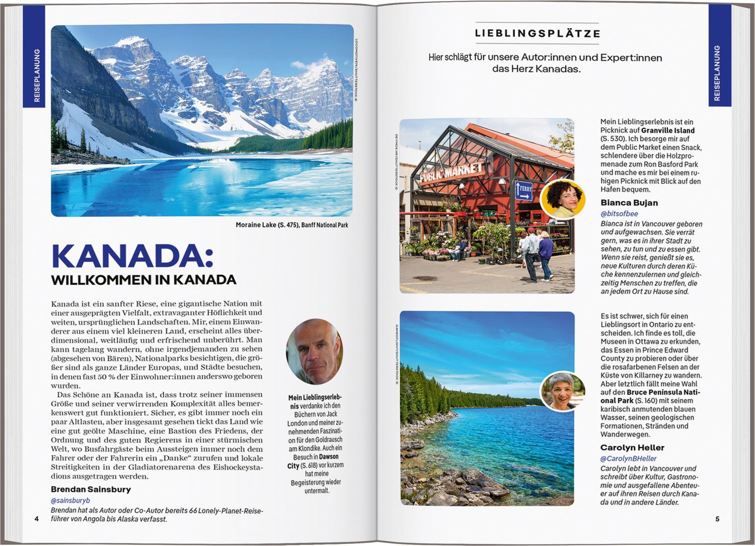 Bild: 9783575011329 | LONELY PLANET Reiseführer Kanada | Brendan Sainsbury (u. a.) | Buch