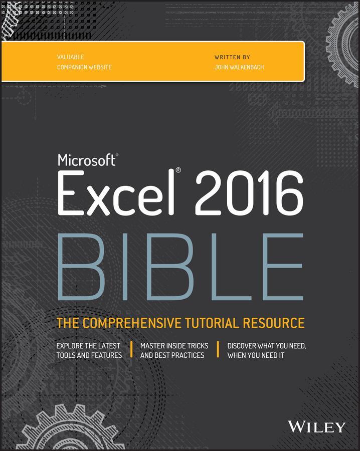 Cover: 9781119067511 | Excel 2016 Bible | John Walkenbach | Taschenbuch | 1152 S. | Englisch