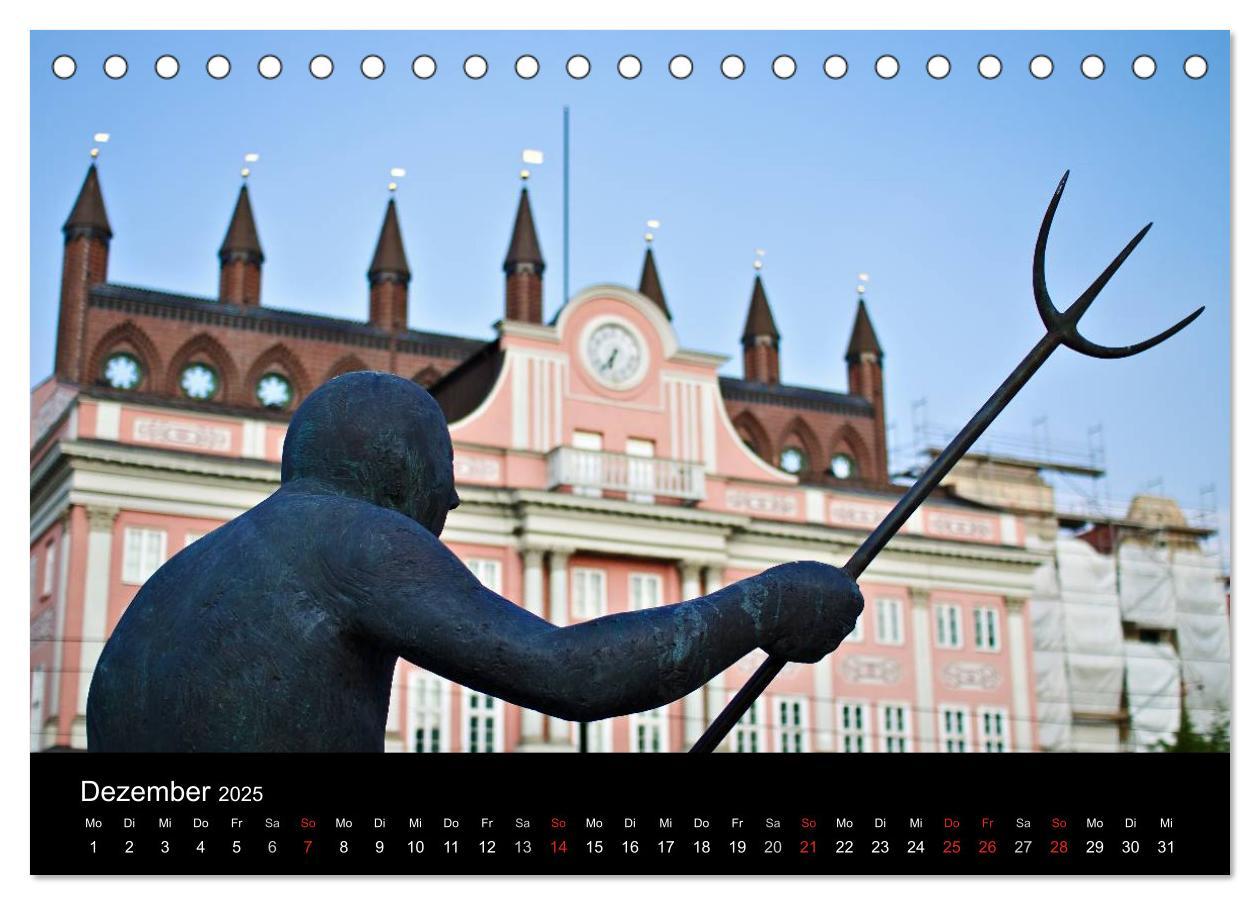 Bild: 9783435716135 | Unterwegs in der Hansestadt Rostock (Tischkalender 2025 DIN A5...