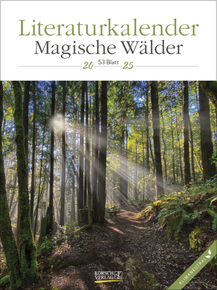 Cover: 9783731879480 | Literaturkalender Magische Wälder 2025 | Korsch Verlag | Kalender