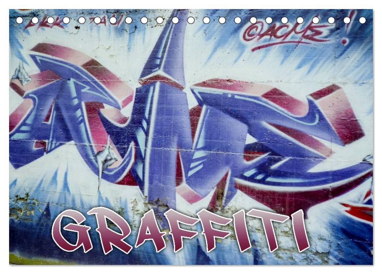 Cover: 9783435769926 | Graffiti - Kunst aus der Dose (Tischkalender 2025 DIN A5 quer),...