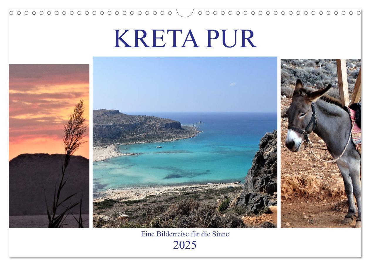 Cover: 9783435256785 | Kreta Pur - Eine Bilderreise für die Sinne (Wandkalender 2025 DIN...