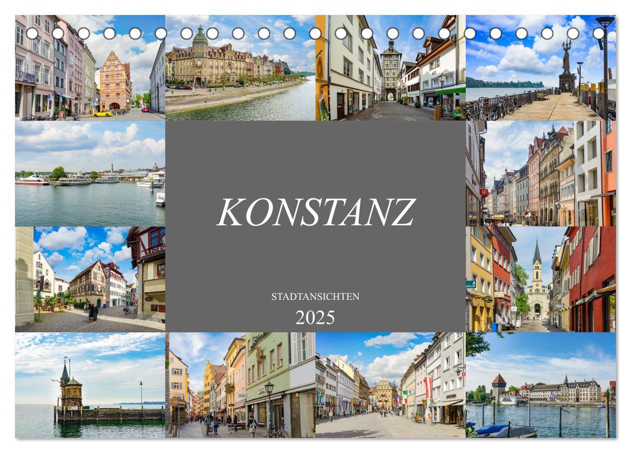 Cover: 9783435071555 | Konstanz Stadtansichten (Tischkalender 2025 DIN A5 quer), CALVENDO...