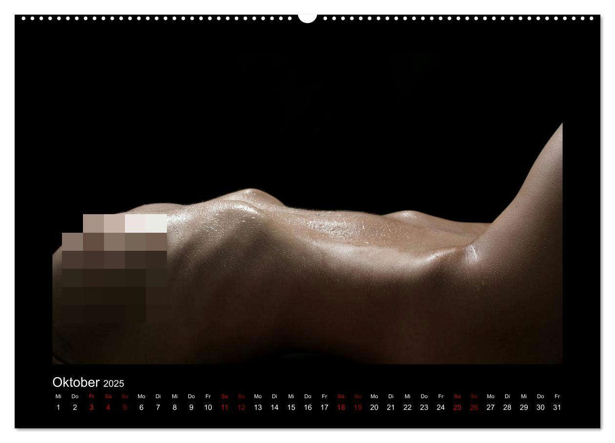 Bild: 9783435690237 | Glanzperlen - Wassertropfen auf nackter Haut (Wandkalender 2025 DIN...