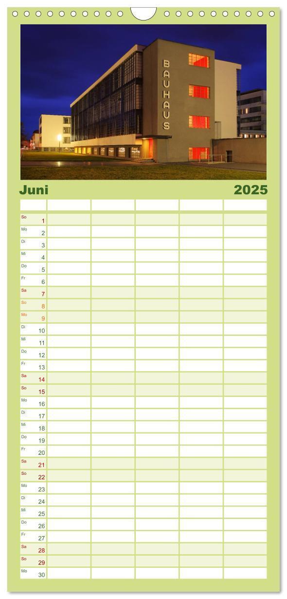 Bild: 9783457117941 | Familienplaner 2025 - Dessau mit 5 Spalten (Wandkalender, 21 x 45...