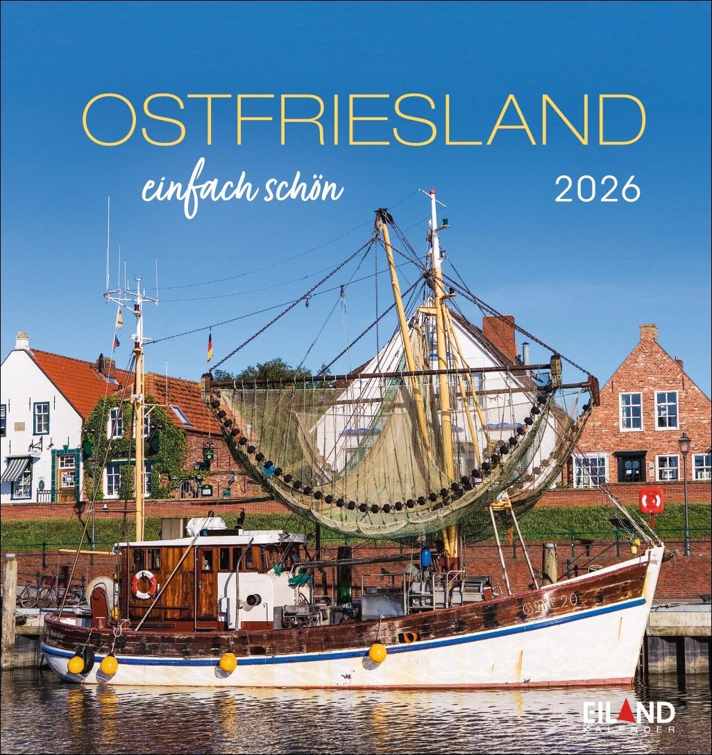 Cover: 9783964024091 | Ostfriesland Postkartenkalender 2026 - einfach schön | Eiland | 13 S.