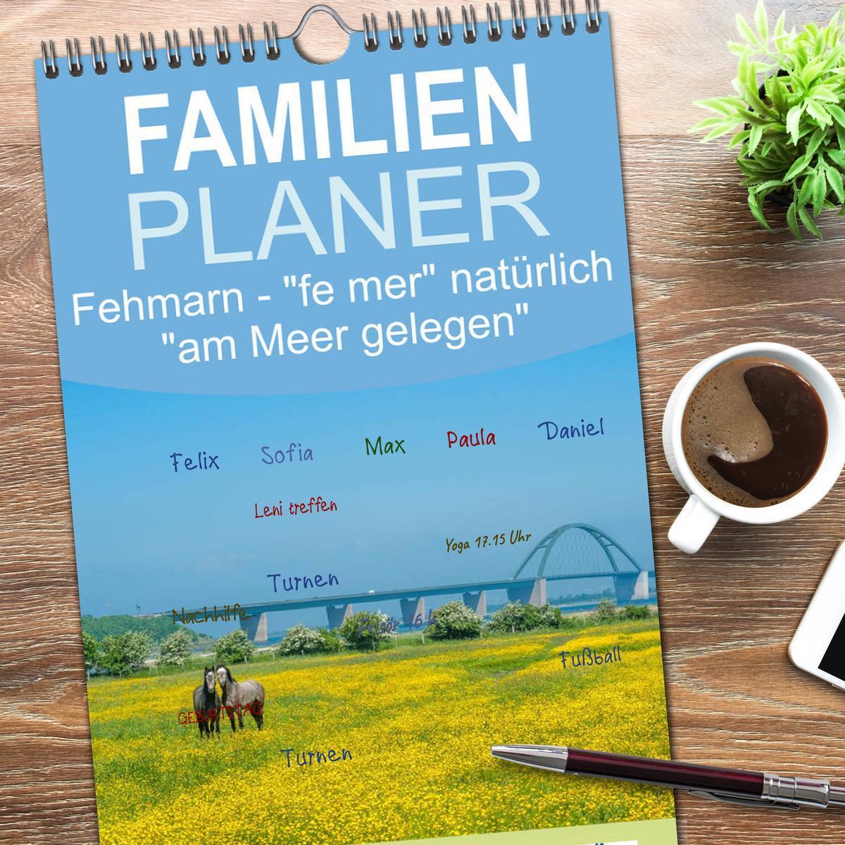 Bild: 9783457112298 | Familienplaner 2025 - Fehmarn - "fe mer" natürlich "am Meer...