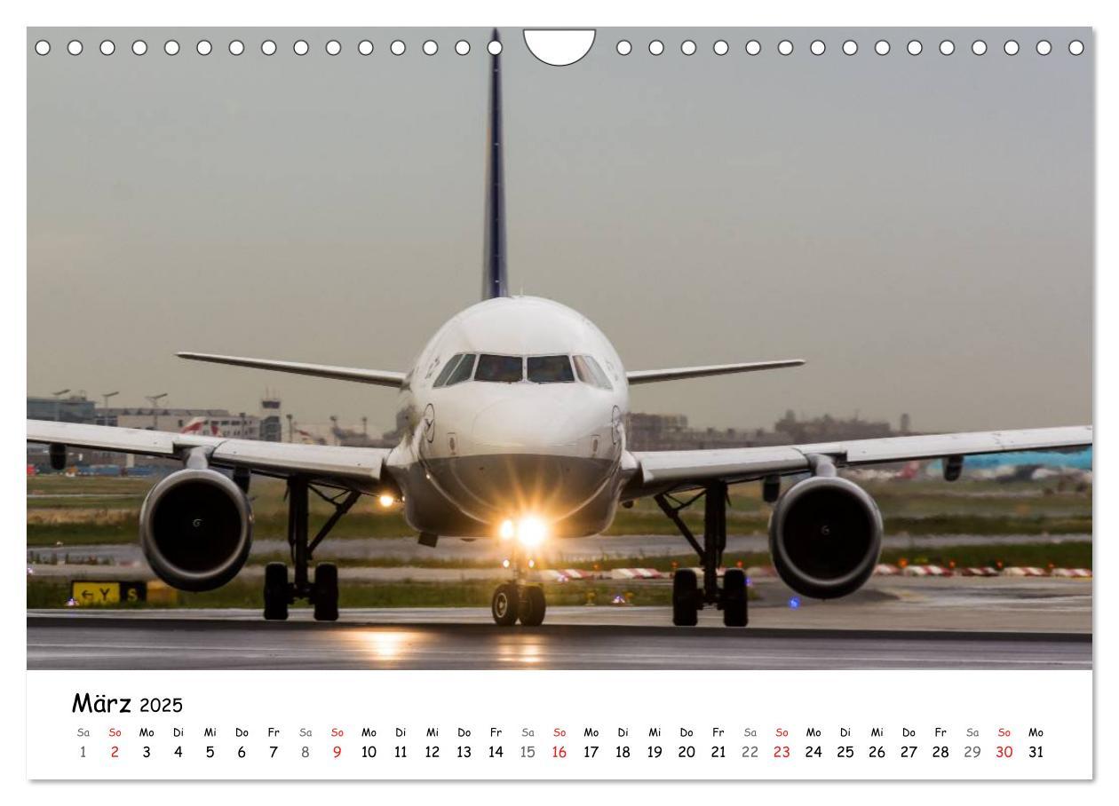 Bild: 9783435778812 | Airliners in Frankfurt (Wandkalender 2025 DIN A4 quer), CALVENDO...