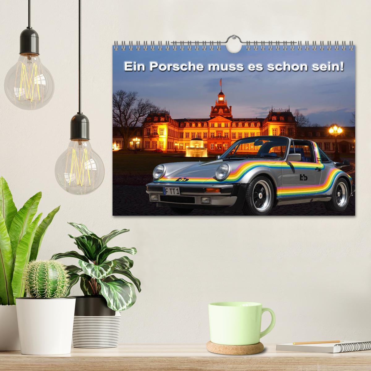 Bild: 9783435510276 | Ein Porsche muss es schon sein! (Wandkalender 2025 DIN A4 quer),...