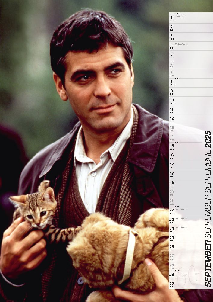 Bild: 9798893610154 | George Clooney Offizieller Kalender 2025 | Kalender | 14 S. | Deutsch