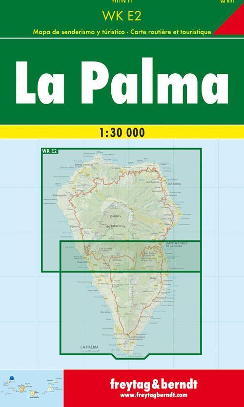 Rückseite: 9783707903461 | La Palma 1 : 30 000. Wander- und Freizeitkarte | freytag &amp; berndt