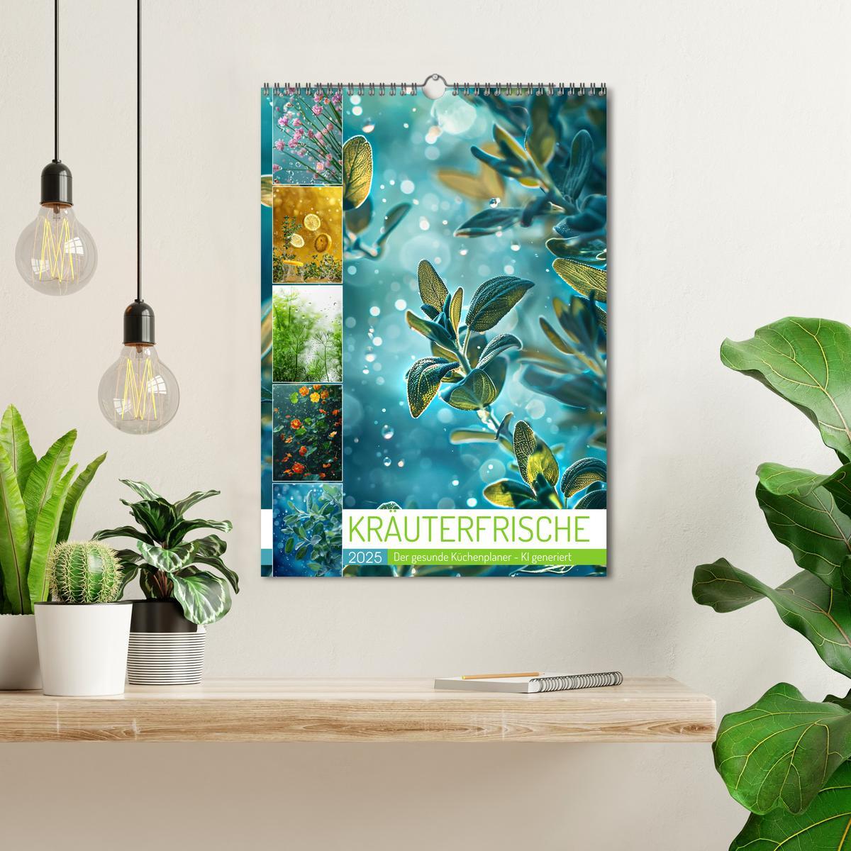 Bild: 9783457140659 | Kräuterfrische (Wandkalender 2025 DIN A3 hoch), CALVENDO...