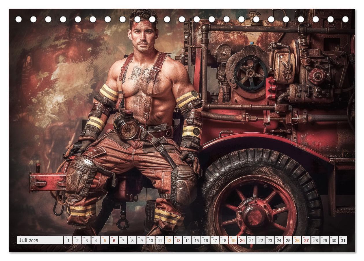 Bild: 9783383788949 | Feuerwehrmänner (Tischkalender 2025 DIN A5 quer), CALVENDO...