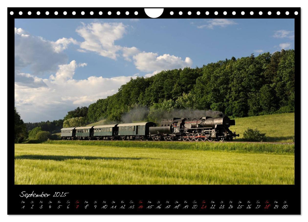 Bild: 9783435639014 | Faszination Dampflokomotive (Wandkalender 2025 DIN A4 quer),...