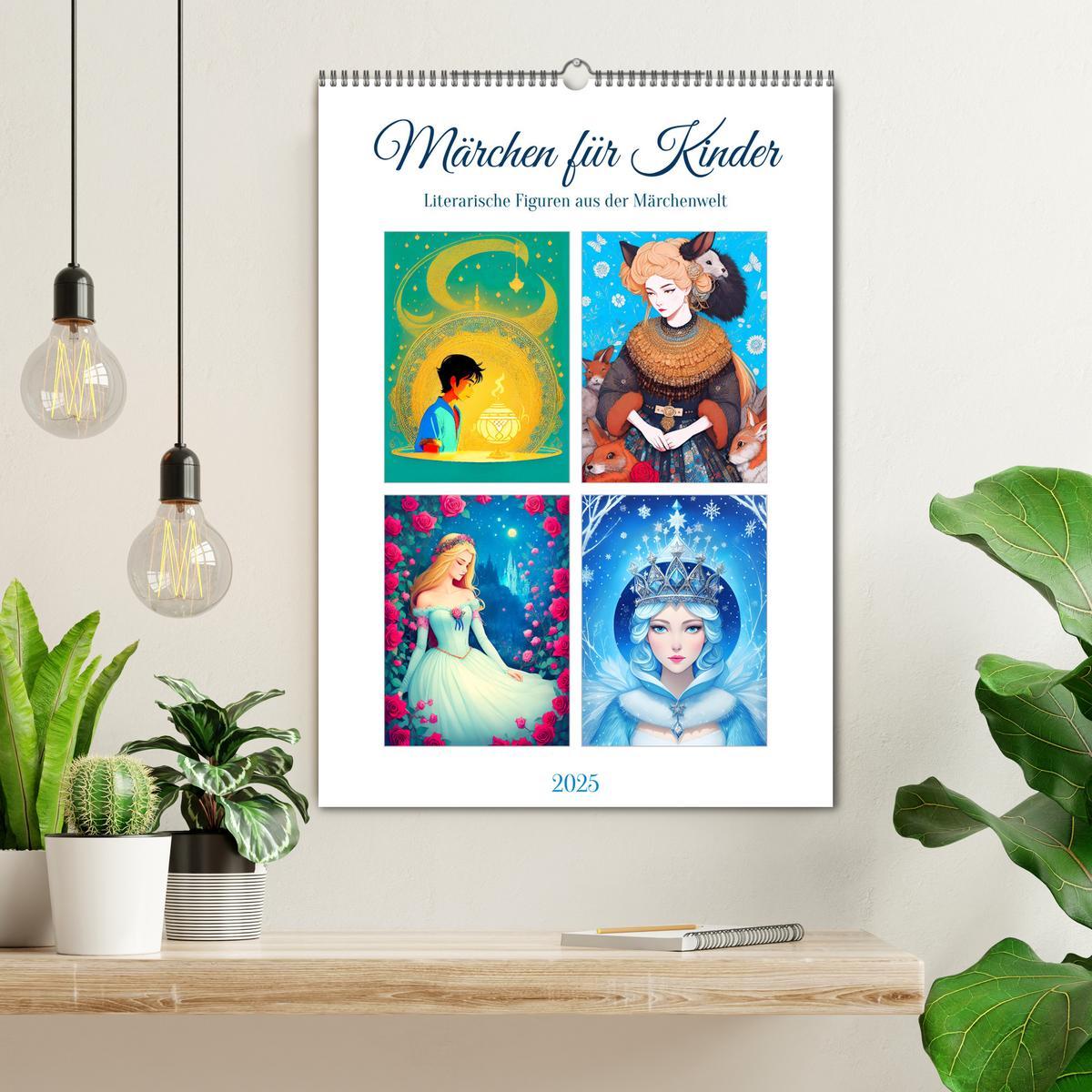 Bild: 9783435865758 | Märchen für Kinder (Wandkalender 2025 DIN A2 hoch), CALVENDO...