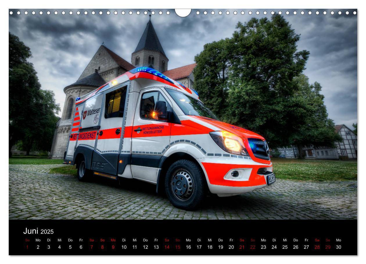 Bild: 9783435422234 | Feuerwehr und Rettungsdienst (Wandkalender 2025 DIN A3 quer),...